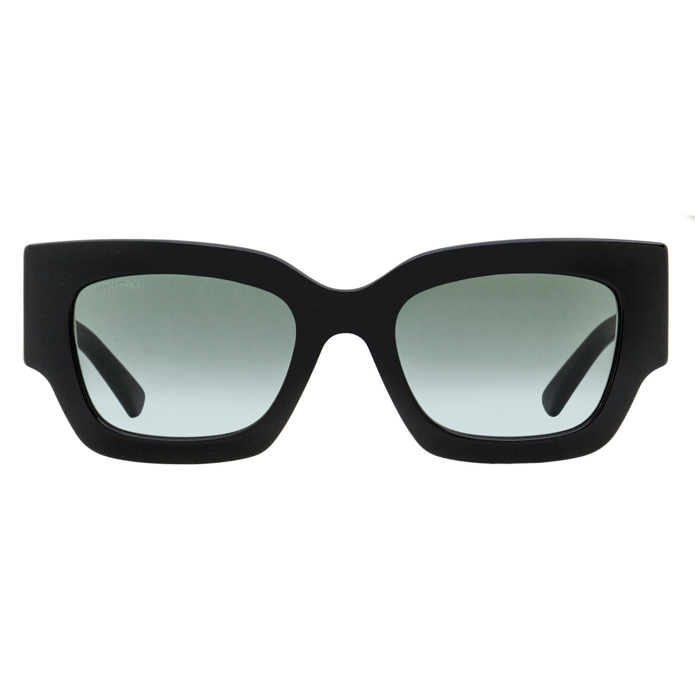 Jimmy Choo Rectangular Sunglasses Nena 8079O Black/Gold 51mm - Picture 2 of 2